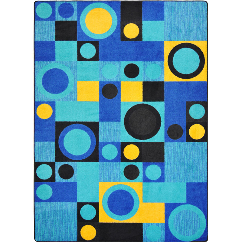Tapis Kie Essentials City Block, Rectangle 7 pi 8 po x 10 pi 9 po