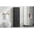 Tall MDF Board Freestanding Bathroom Storage Cabinet With 2 Different Size Drawers And Adjustable Shelf-1617004634