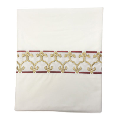 Marrakesh Percale Abstract Flat Sheet