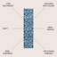 Tapis bleu marine / blanc Mashawna Blocks-115923853