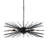 Mid Centry Black Sputnik Chandelier 8-Light