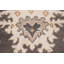 Tapis indien à motif floral All-Over Oushak 8 x 10