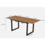 Table de salle à manger carrée extensible avec pieds en métal, table de cuisine moderne pour gagner de l'espace-1219851113-1219851114