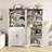 5-Tier Tall Open Display Shelves