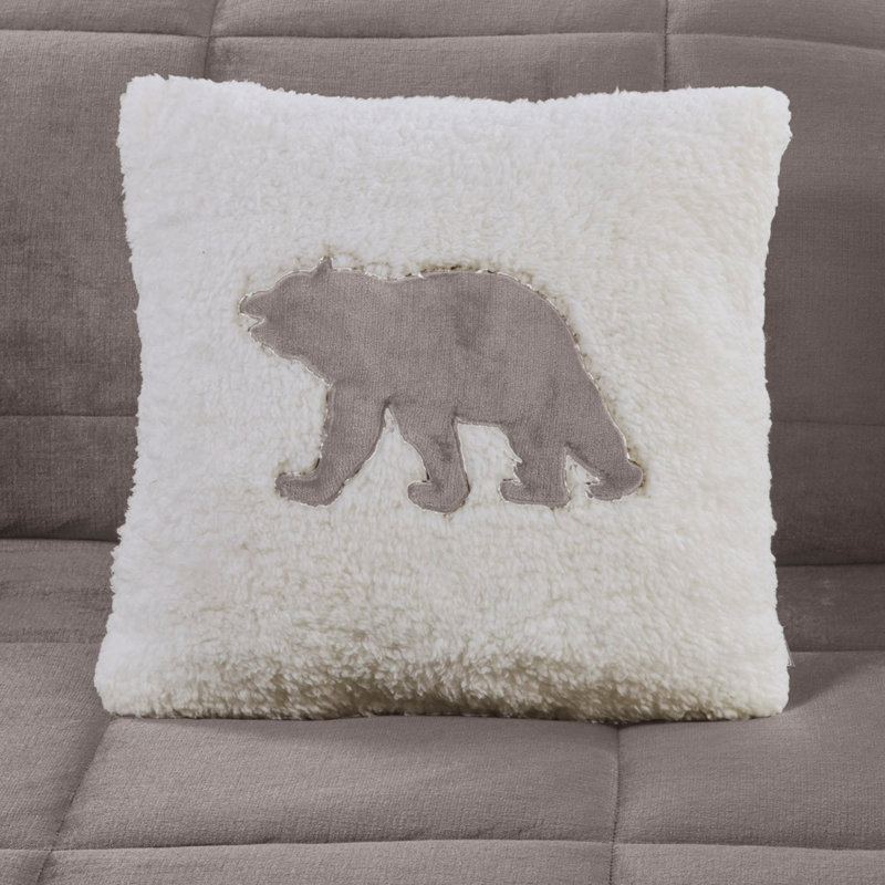 Ensemble de literie confortable moelleux en sherpa, polyester, maison de retraite confortable