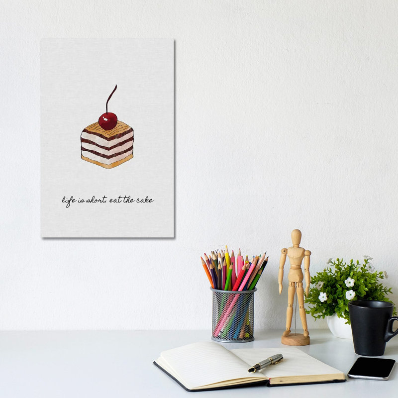 Life Is Short by Orara Studio - Wrapped Canvas Gallery-Wrapped Canvas Giclée, 20.32 cm H x 30.48 cm W