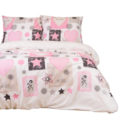 The Seasonal Aisle Adalgisa Cotton Duvet Cover Set with Pillow Shams