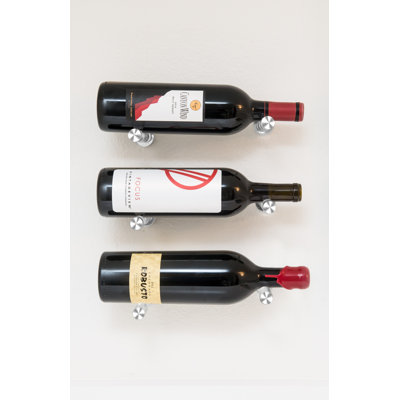 Iowa Wall Mounted 3-Bottle Wine Rack