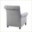 Fauteuils inclinables, fauteuil inclinable avec dossier capitonné Aidan Gris | Pieds en bois massif-123018548