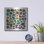  «Mid Century 4» par Cheryl Warrick, art mural en métal