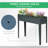 Ryne Metal Raised Garden Bed, Elevated Planter Box with Legs and Drain Holes, Dark Gray