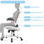 Louella Polyester Blend Office Chair with Headrest-765611886
