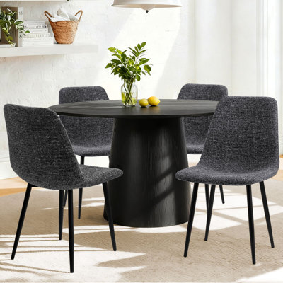 Verona Upholstered Fabric Dining Side Chairs