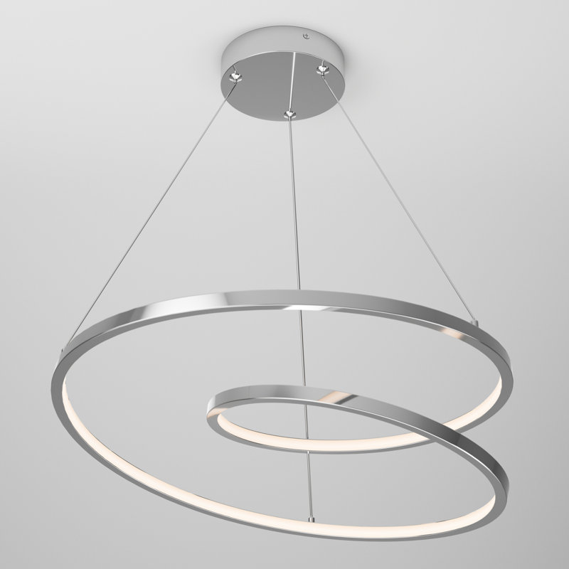 Satsuki 1 - Light LED Unique/Statement Pendant, Chrome