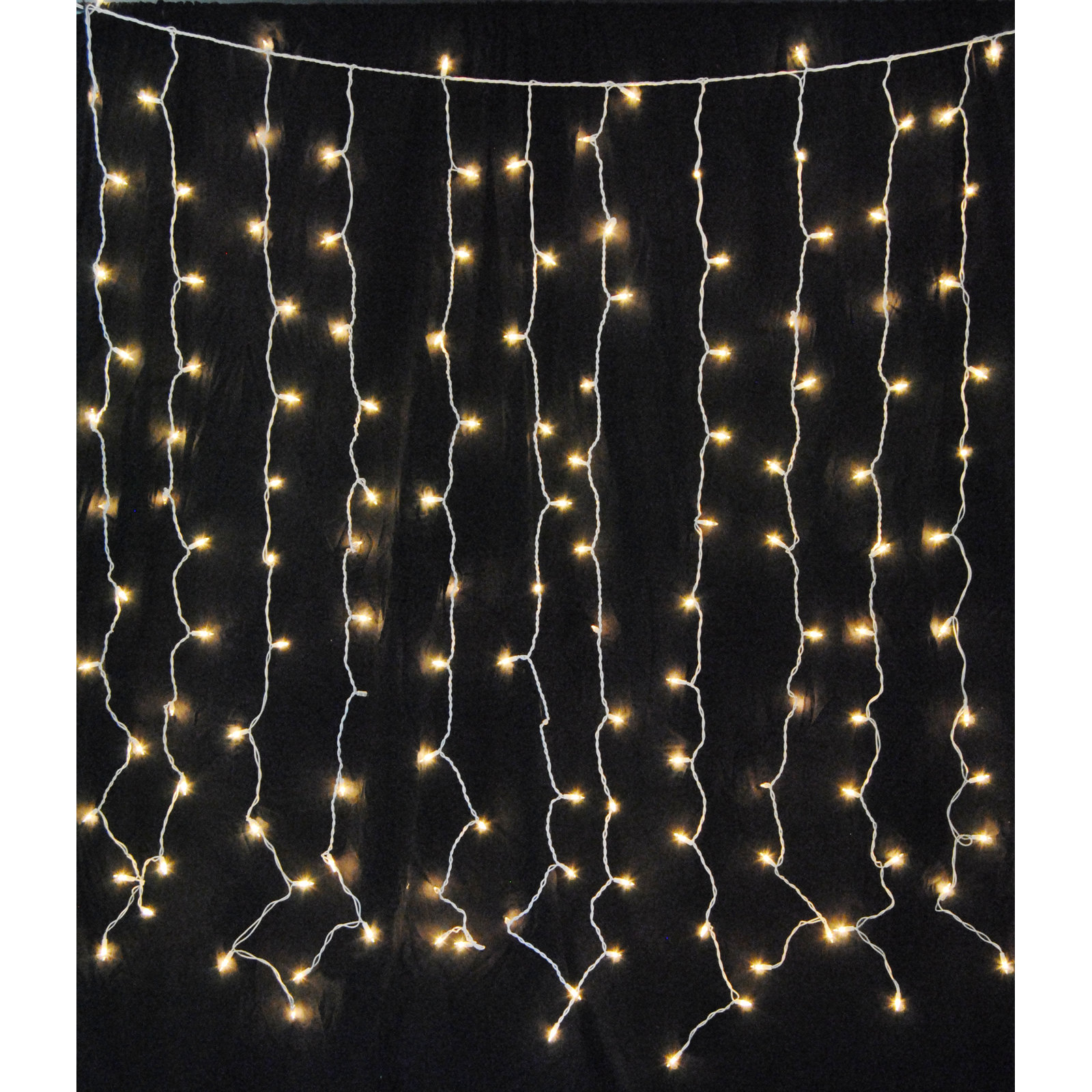 Caln 6'' Curtain String Lights, Twinkle