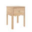 Table de chevet 1 tiroir de 18 po de largeur avec détails ondulés-1091921065