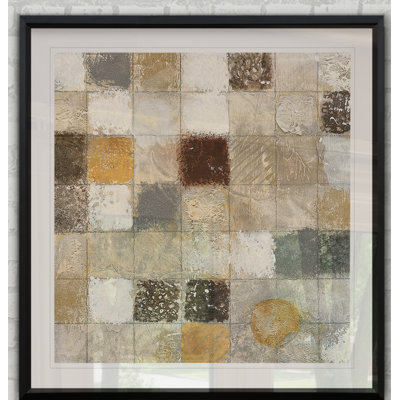 Métallique mosaïque I - reproduction de cadre photo