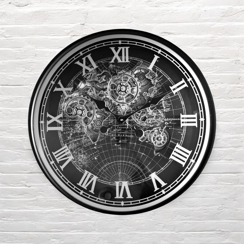 Peachey Metal Wall Clock