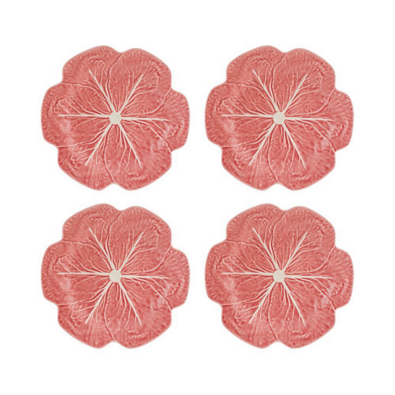 Cabbage Pink Dinner Plate 10", Set of 4