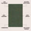 Tapis vert en jute tissé Griffin-1046888400