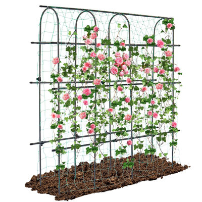 180cm H x 40cm W Metal Arched