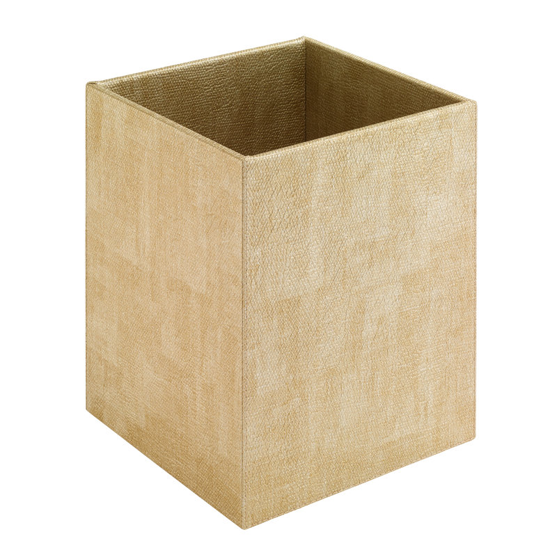 Luster Waste Bin, Gold