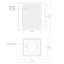 1 - Light LED Outdoor Flush Mount-64113522