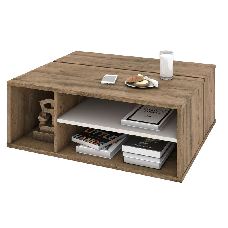 Reta Coffee Table, Rustic Brown