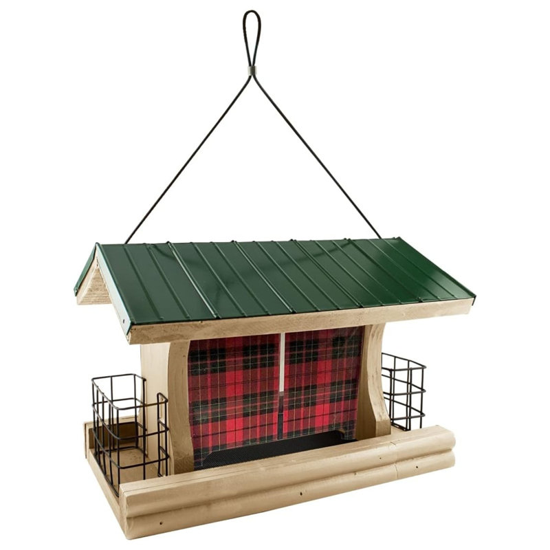 Mangeoire à oiseaux Woodink Buffalo Plaid Ranch