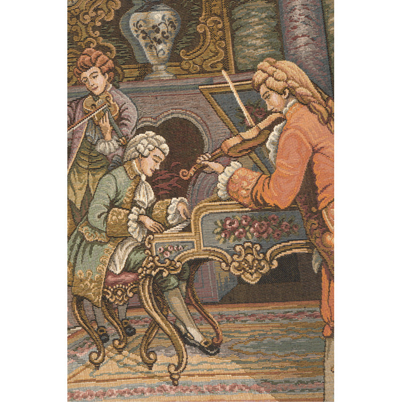 Italian Loom Woven Cotton Blend Wall Hanging