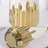 Ceramic Flower Vase,White And Gold Vase-1870895107