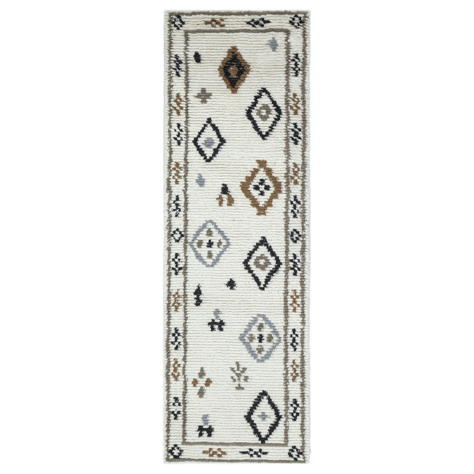 Rivah Hand-Tufted Geometric Rug, Runner 2'6" x 8'