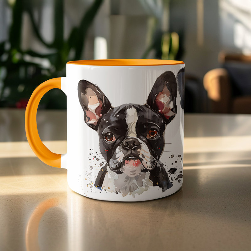 Mug, 4, Orange