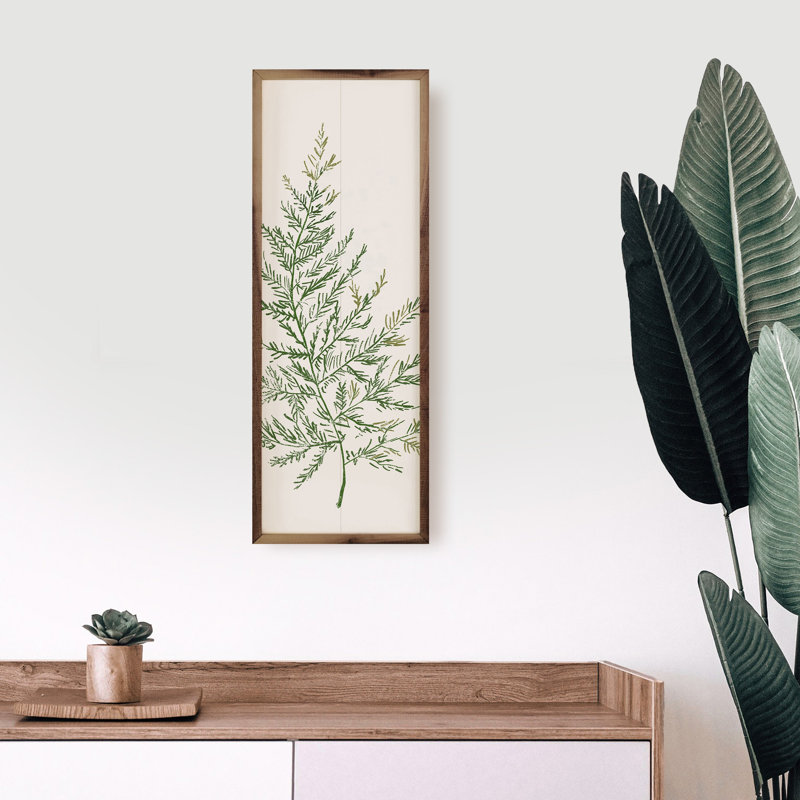 Distressed Leaf Three, 36" H x 12" W