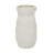 Cosmoliving By Cosmopolitan White Ceramic Modern Vase, 12 X 6 X 6