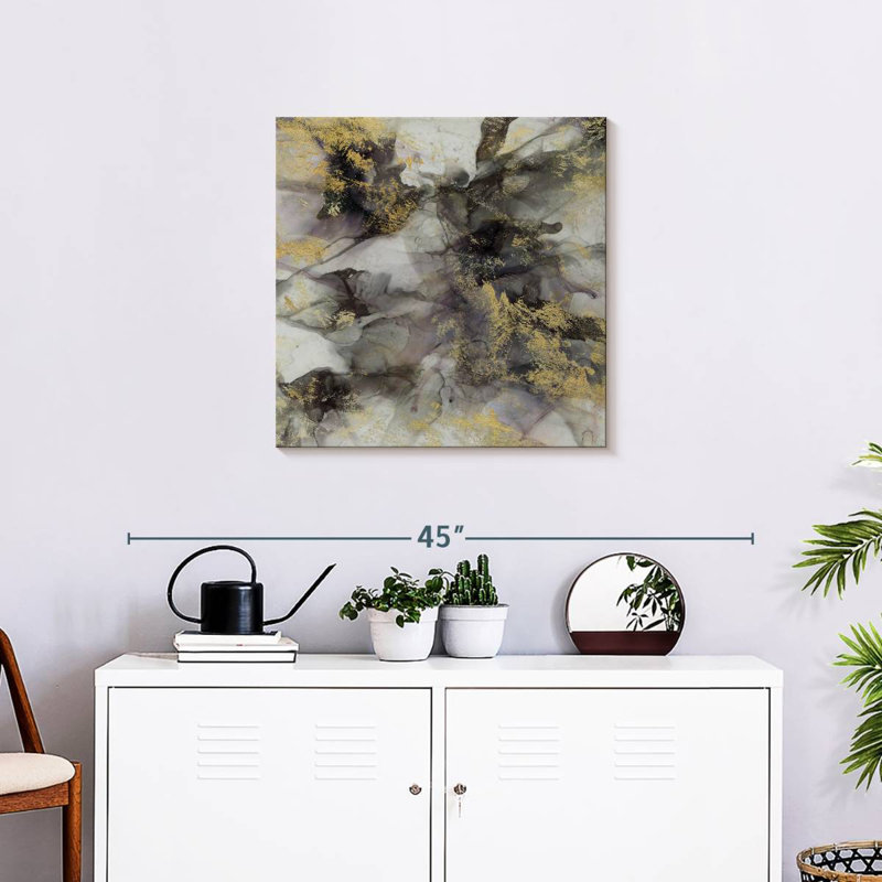 Marbled Aubergine I, H 24 po x l 24 po