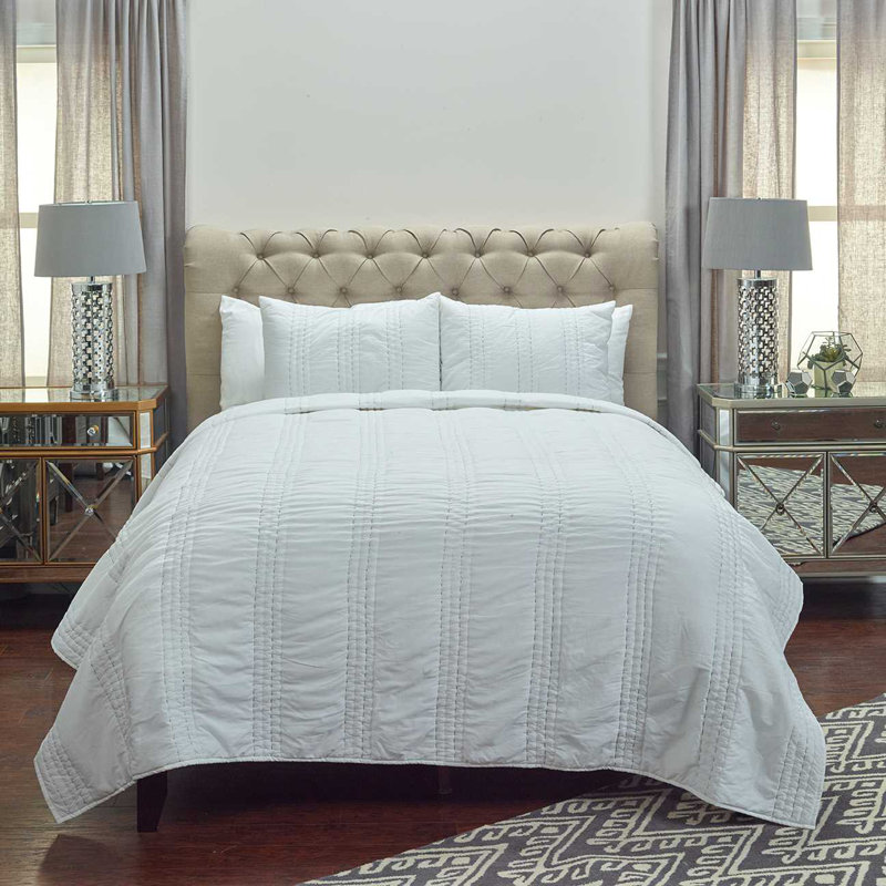 London Modern & Contemporary Cotton Quilt, Twin Quilt