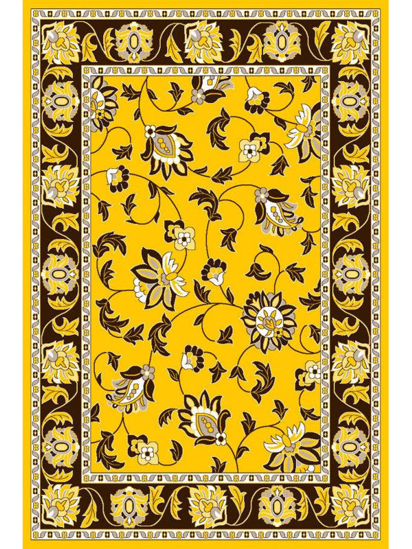 Tapis jaune, 7'10" x 10'2"