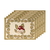 Cherry Cotton Rectangle Placemats