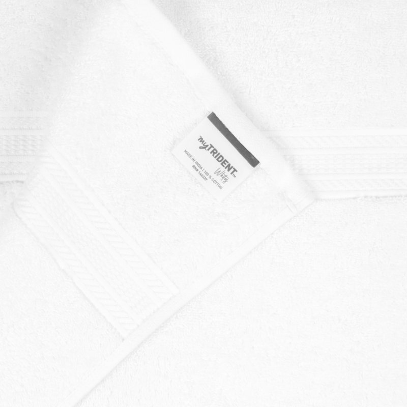 Trident Whites Hospitality 12-Piece Hand Towel Set