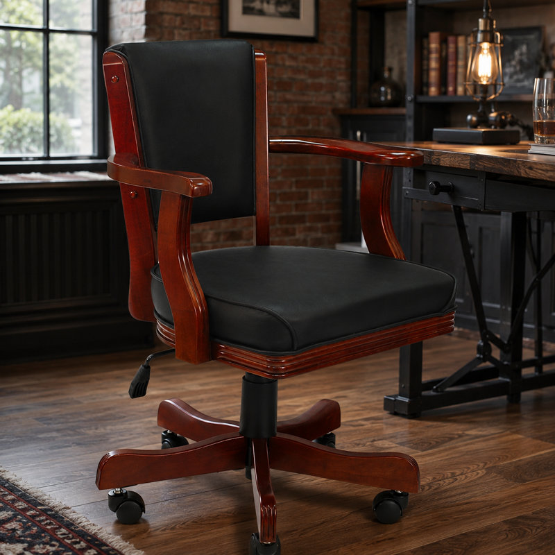 Chaise de jeu à haut dossier Maynes par RAM Game Room, Style Tudor