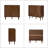 Ayden Mid-century Modern 36''W Solid 2-Door Multifunction Accent Cabinet with Wine Rack(Set of 2)-1966145055