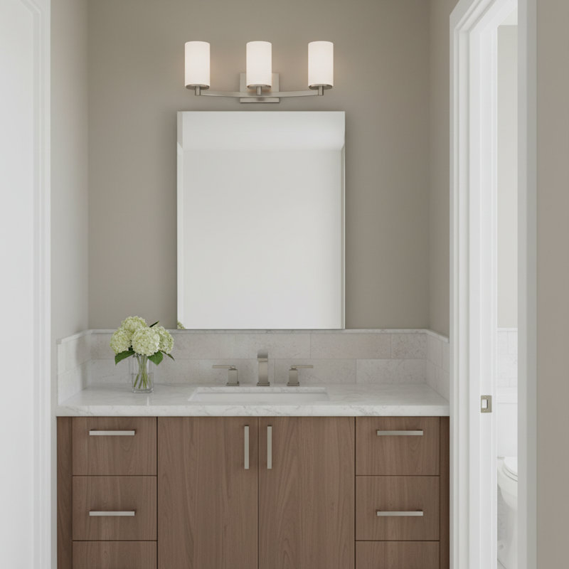 Hettinger 3 - Light Dimmable Vanity Light, Brushed Nickel