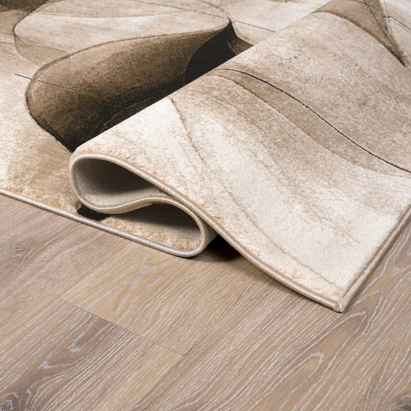 Alexia Collection Abstract Patterned Modern & Contemporary Area Rug, 8'1 Runner