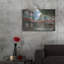 «Breakfast In Paris Dark» par Wellington Studio, art mural en métal, 36 po x 24 po-1573019884