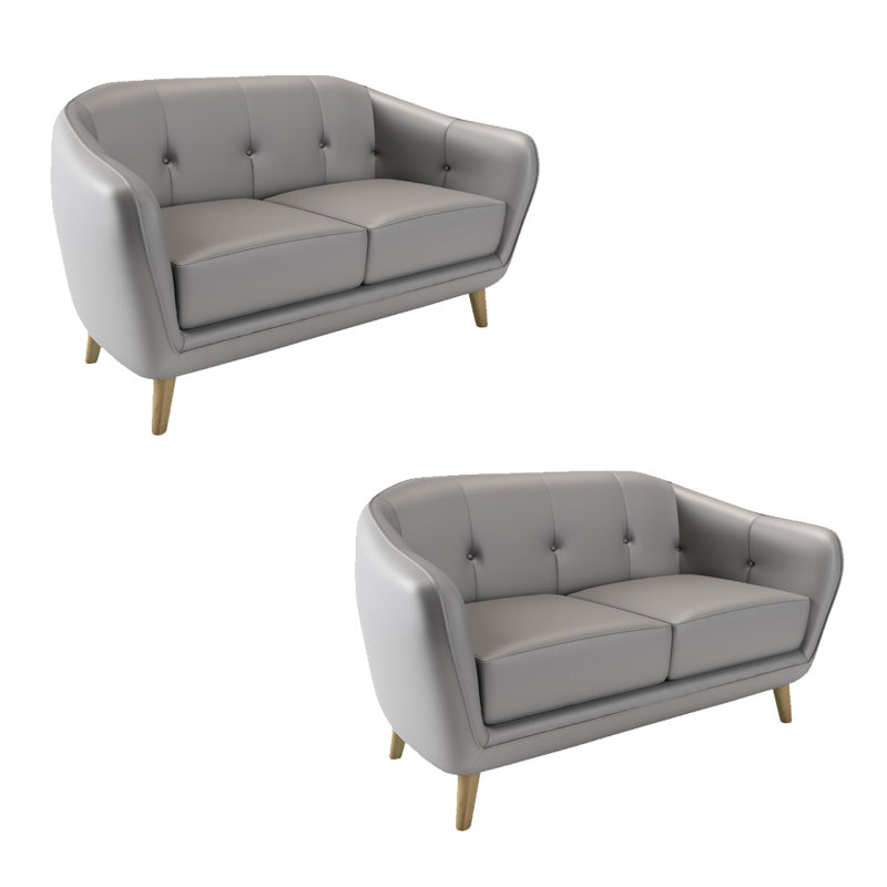 Bancs de café élégants et simples, Gris