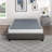 Eastern King Metal Mattress Foundation - 8.5" High Profile, 600lbs Capacity, White Textured Cover for Master Bedroom-394919290