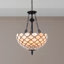  Lustre 3 lumières rétro Elyce Tiffany