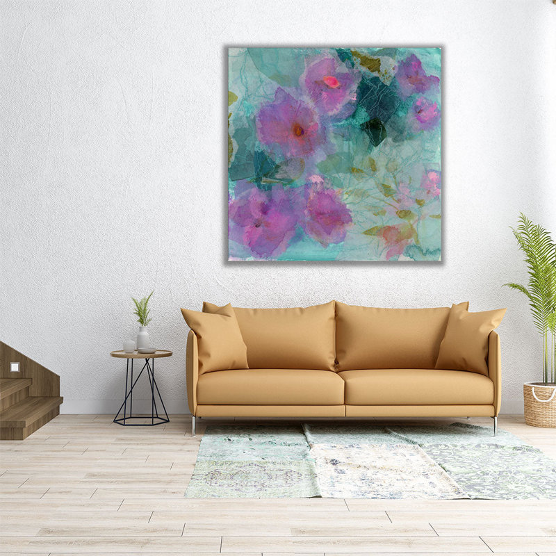«Softly Summer V», reproduction d'art sur toile, H 40 po x l 40 po