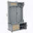 Clothes hanger Hall Tree Storage Bench Shoe Rack for Entryway, Hall Tree with Bench and Shoe Storage-1131252684